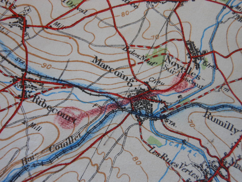 Identification marquages sur une carte Anglaise de 1916 région Cambrai ? Dscn1559