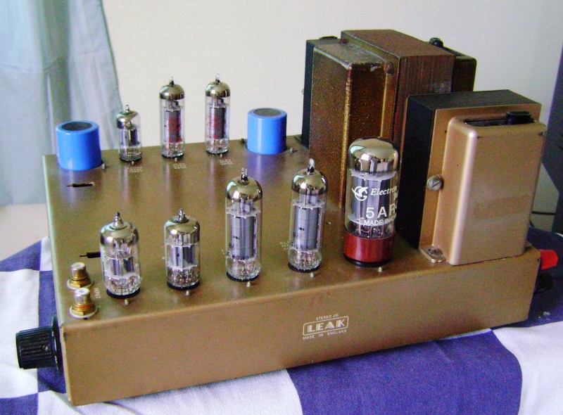 Leak Stereo 20 tube power amplifier ( Used ) Sold Leak_s12