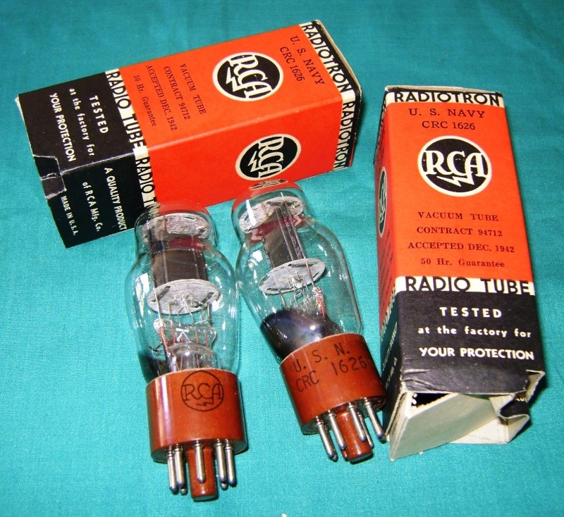 RCA 1626 / VT-137 tubes ( NOS ) Rca_1611
