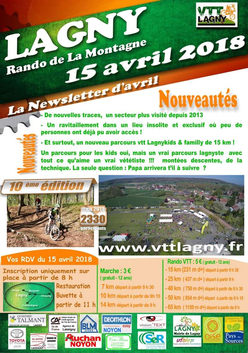 Rando VTT La Montagne de Lagny 2018 News_r15