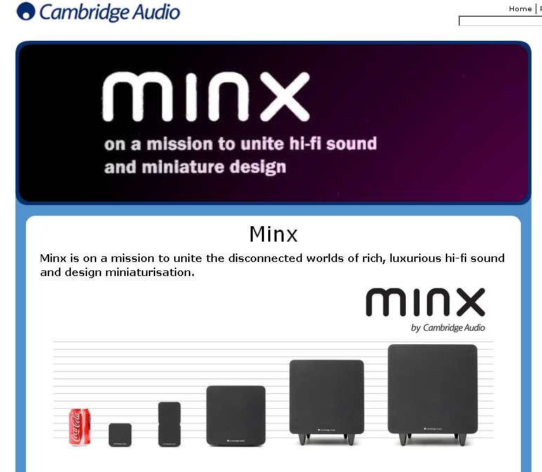 Cambridge Audio "Minx" Minx10
