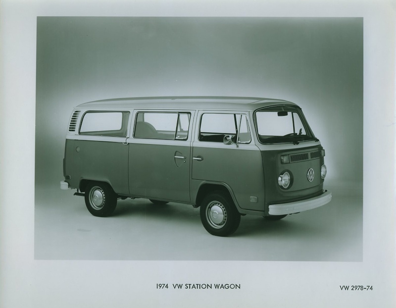 Photos d'époque Volkswagen & Porsche 74bus110