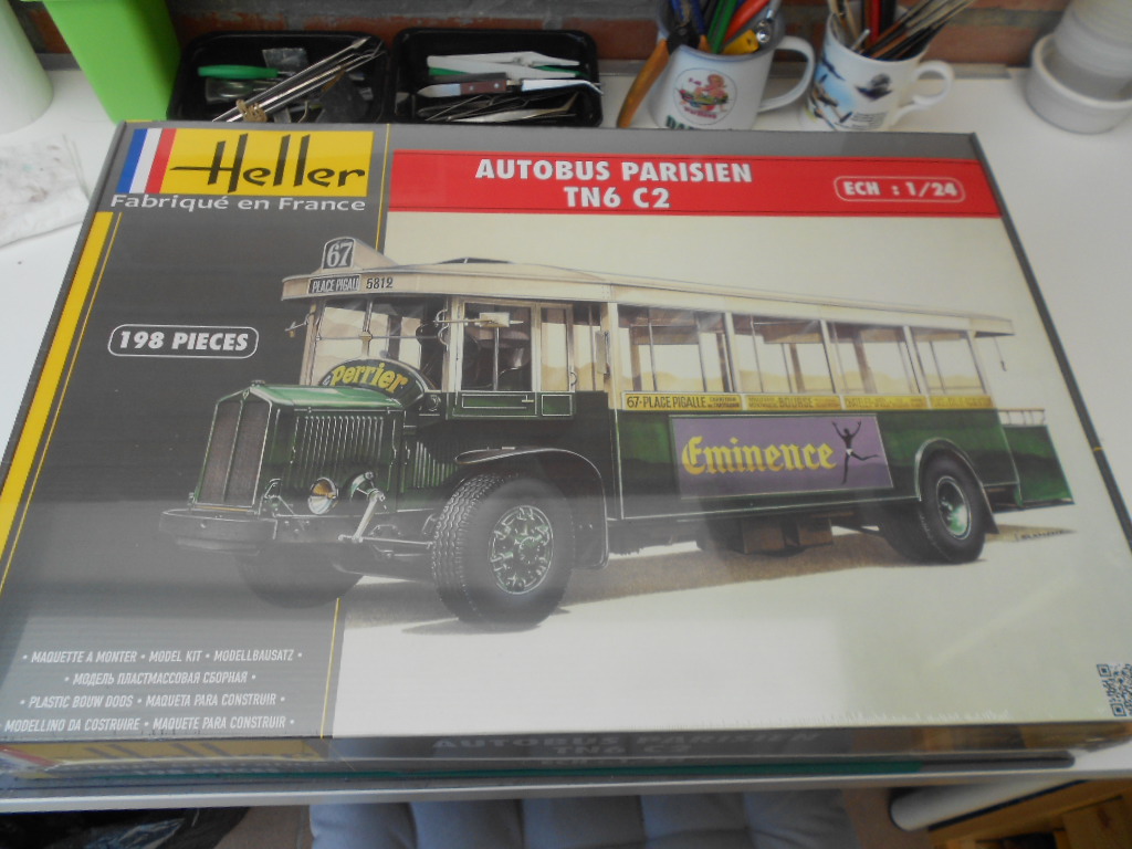 autobus parisien tn6 c2 1/24 heller  Bus_p419