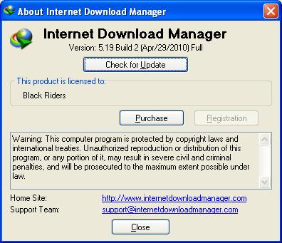 Internet Download Manager 5.19 Build 2 _ لتسريع التحميل 30if5110