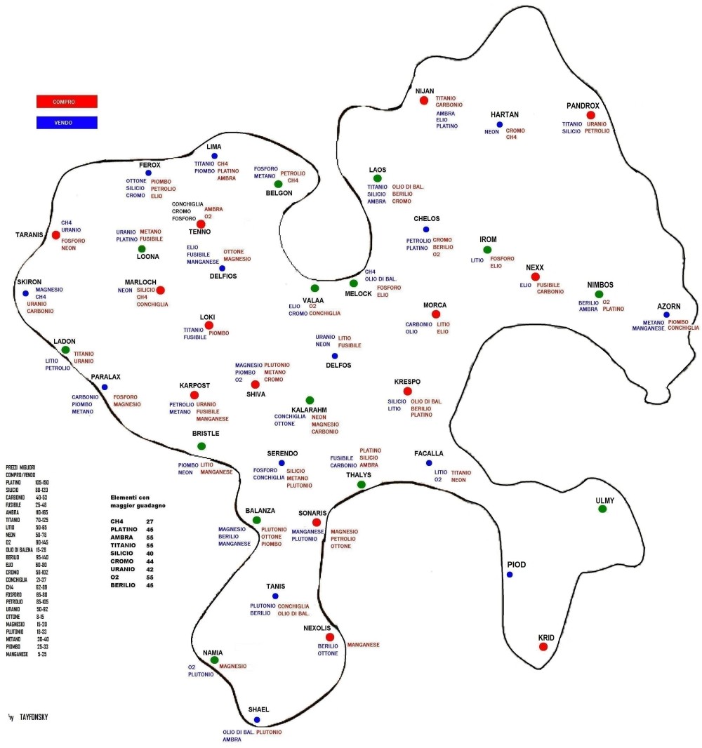 Mappa degli Scali con il Commercio Deepol10
