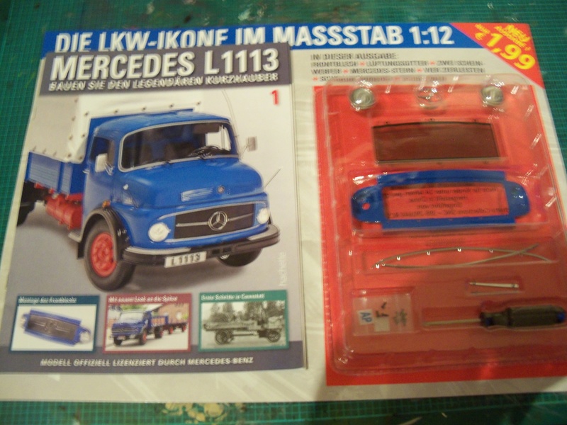 Etappenbausatz - Hachette Mercedes 1113 Kurzhauber 101_4224