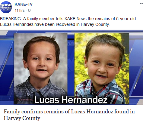 Stepmother of 5 yr old Lucas Hernandez jailed after child's remains found Lucas10