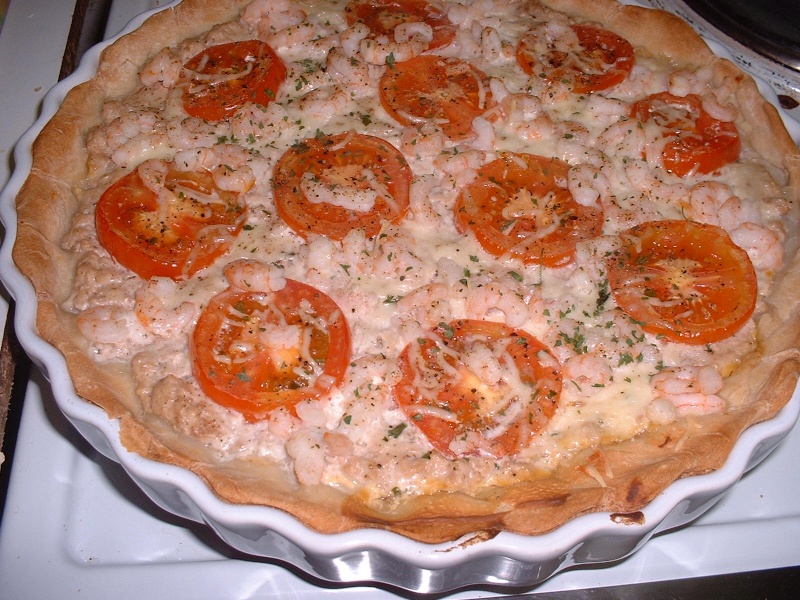 pizza "maison" tomates thon et crevettes + photos Dscf0520