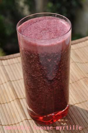 Smoothies banane myrtilles Smooth10