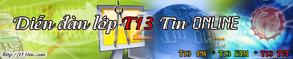 Diễn Đàn Cộng Đồng T13 TIN Online - T13TIN.COM - T13Tin Banner10
