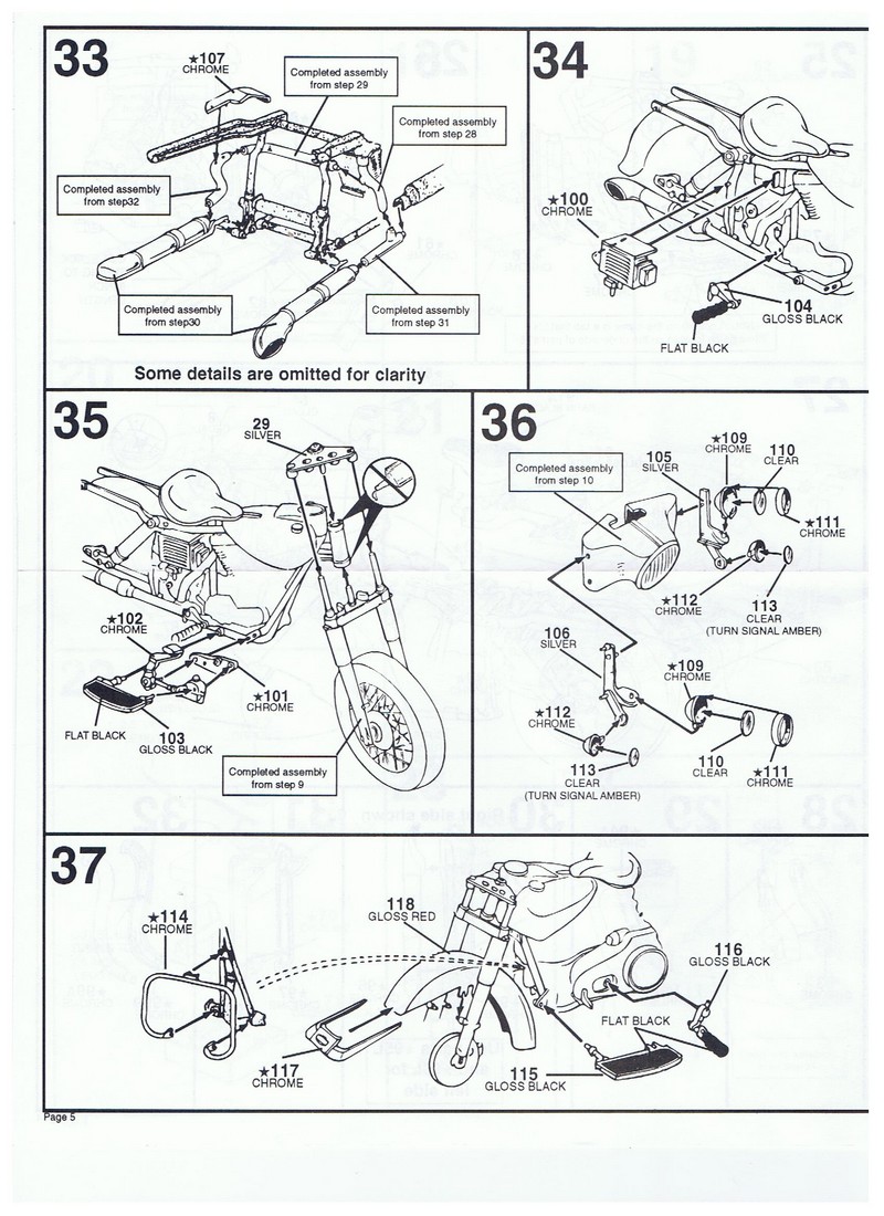 [REVELL] HARLEY DAVIDSON ELECTRA GLIDE 1/8ème Réf 7308 00612