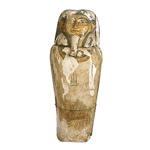 Canopic Jar with Human-Headed Lid 657-6-10