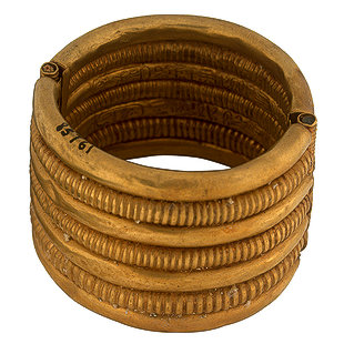 Bracelet of Plain and Striped Rings of Psusennes 689-3-10