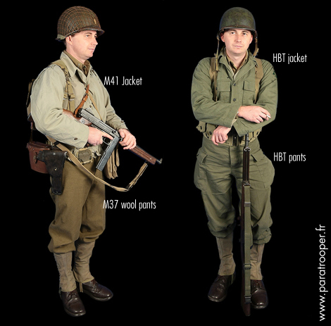 question historique : uniforme GI américain WW2 1944