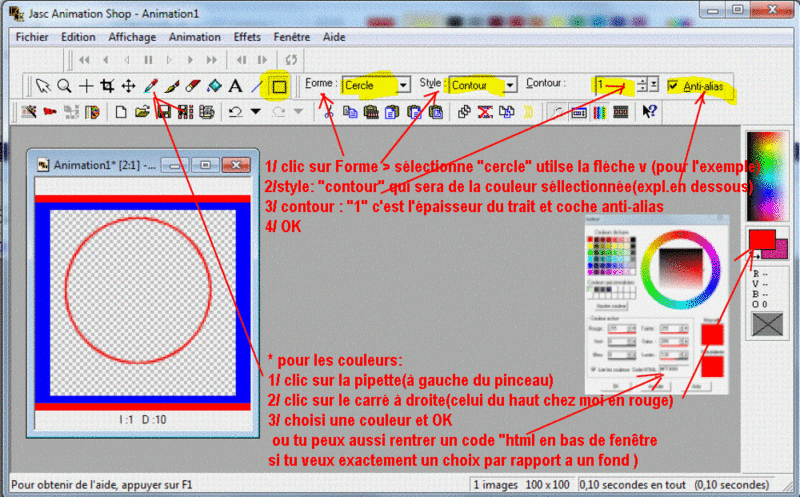 Tuto N° 1- CREATION d'un GIF simple avec AS 14315110