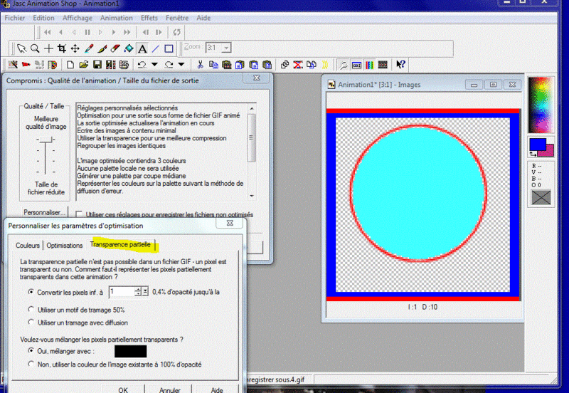 animation - Tuto 1 : Créer un GIF(image) avec Animation Shop 22569610