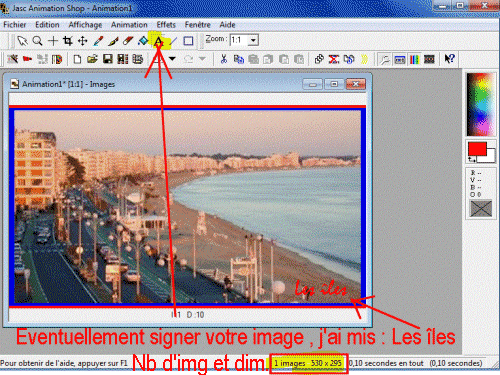 Tuto 6 : Personaliser ou modifier un gif fixe (image) avec Animation Shop 37788510