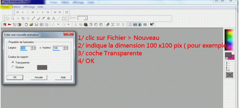 shop - Tuto 1 : Créer un GIF(image) avec Animation Shop 63227410