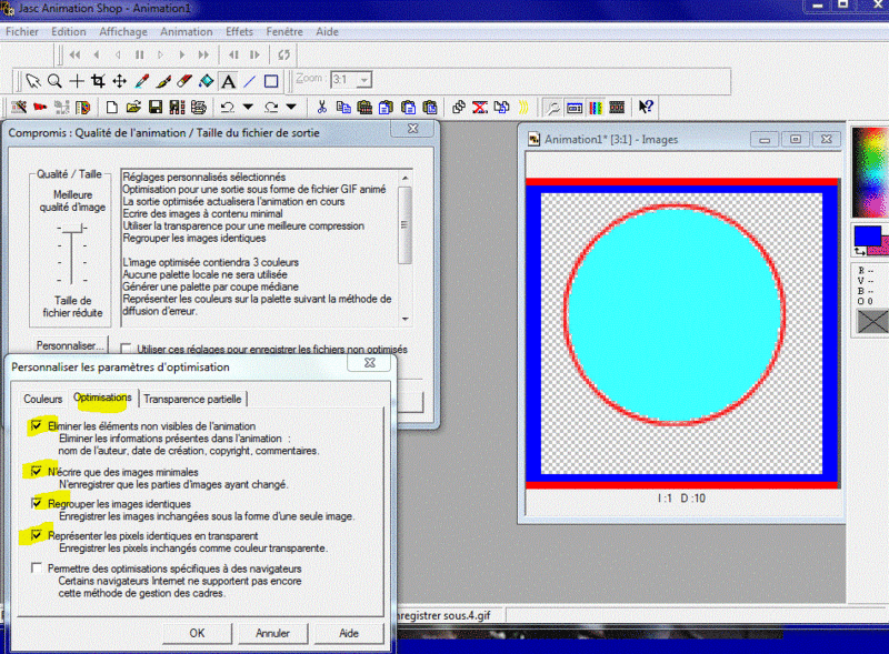 Tuto N° 1- CREATION d'un GIF simple avec AS 83150710