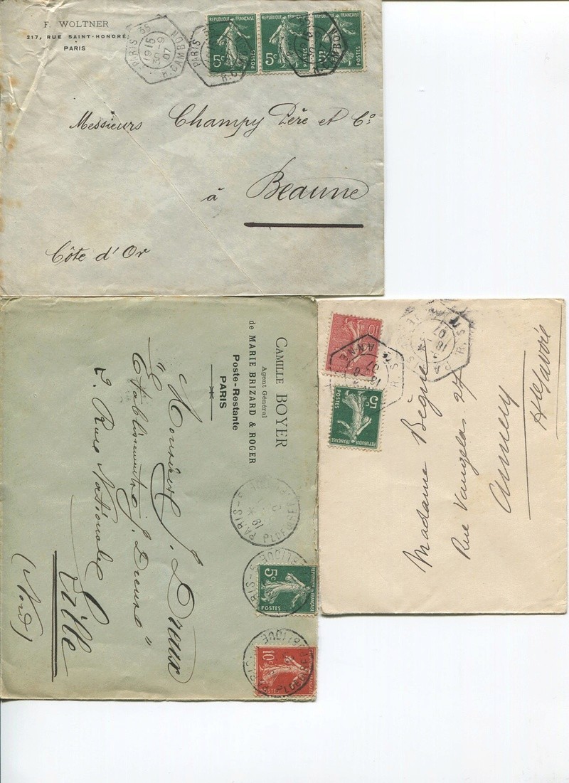 Tarifs postaux en mars 1907 13700410