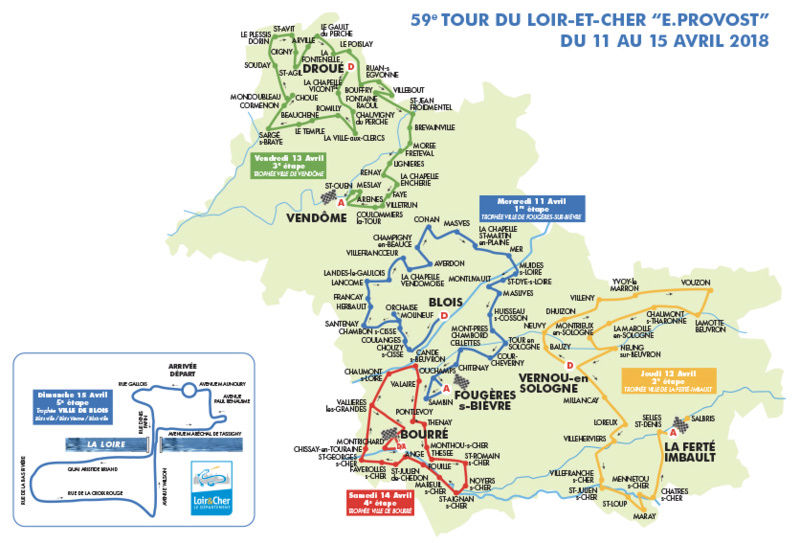 TOUR DU LOIR-ET-CHER  -- F --  11 au 15.04.2018 Loir_e10