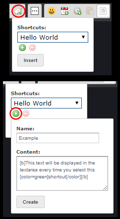 ScEditor - Button for Text Shortcuts Shortc11