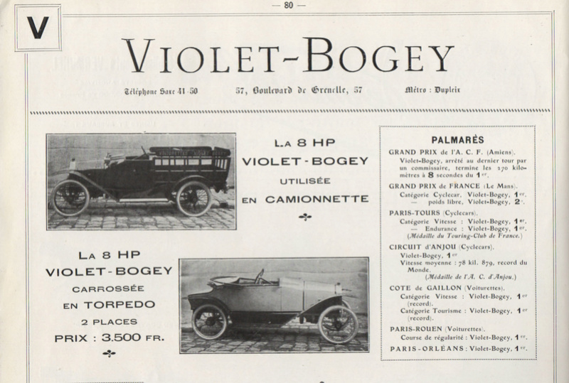 VIOLET-BOGEY cyclecar Violet10