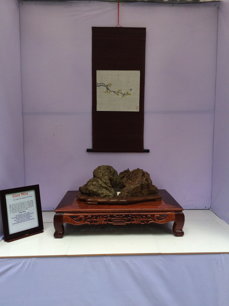 Suiseki viewing stone exhibition in Viet Nam Hhx20116