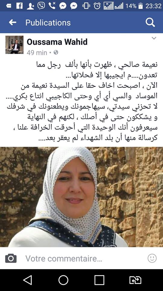 Naïma Salhi s'attaque à Tamazight et aux Kabyles fevrier 2018 11008