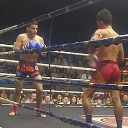 Hicham Rabhi  confirme son titre de champion du monde de boxe thai en Thaïlande mars 2018 11305