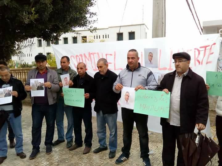 Rassemblement à Aokas le samedi 18 novembre 2017 pour la libération de:  Slimane Bouhafs Merzouk Touati Said Chitour 1318