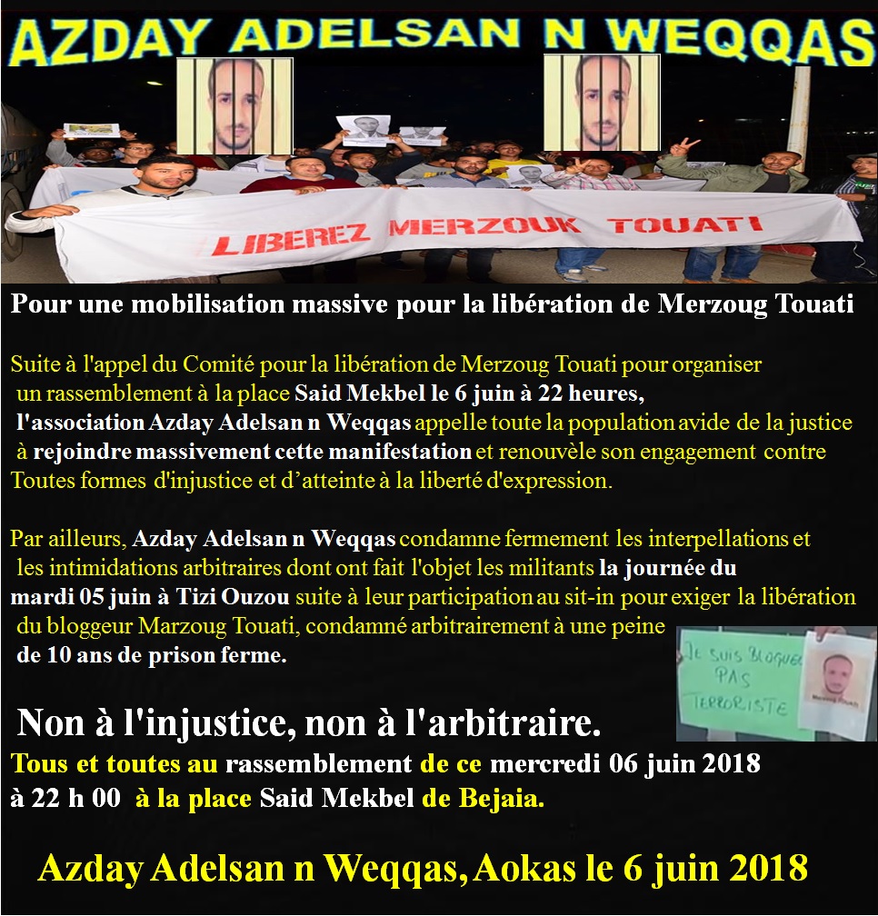 Pour une mobilisation massive pour la libération de Merzoug Touati  Merzou10