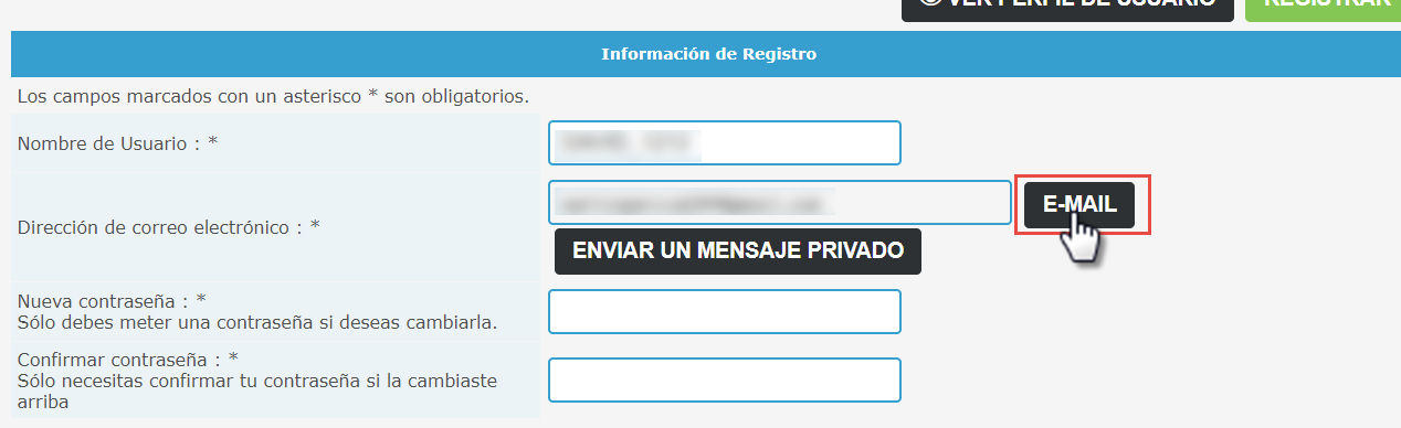 No puedo ver las direcciones de email de los usuarios de mi foro 0b3d6010