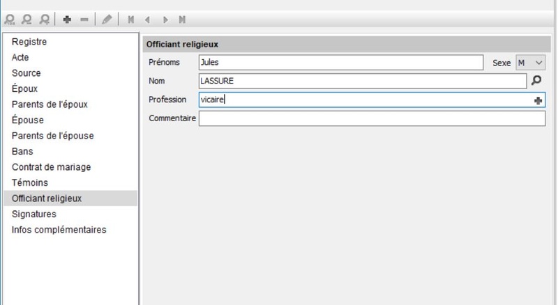 H18 - Saisie par acte d’un mariage religieux avec source existante - 1ère partie Offici10