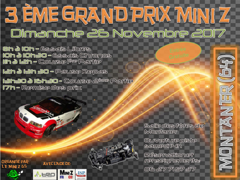 26 Novembre 3éme Grand Prix Mini-Z 65 Affich11