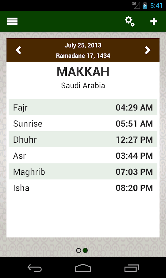 3- Precise times for daily prayer Unname10