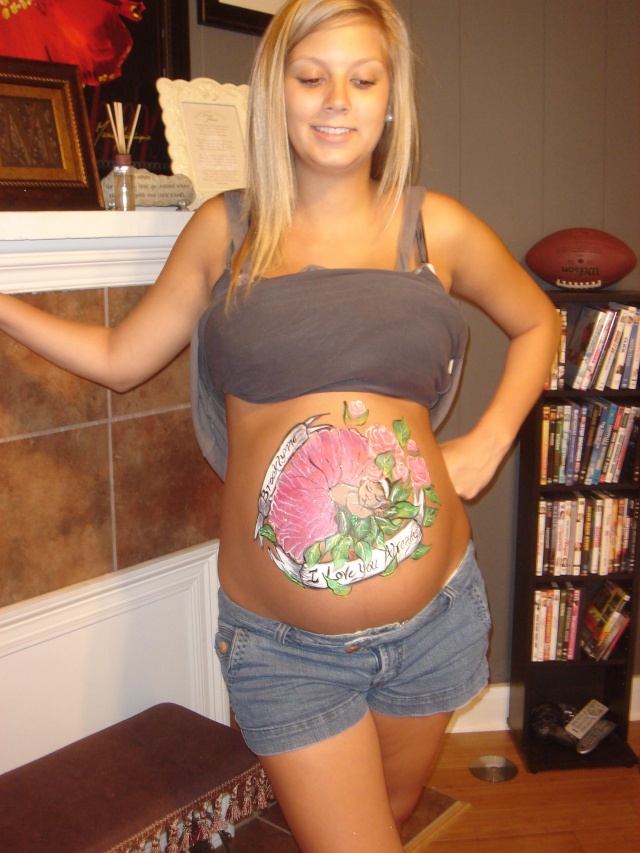 Tips for belly paintings Britta10