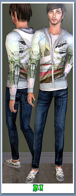 одежда -  The Sims 2. Мужская одежда: повседневная. - Страница 19 Forum57