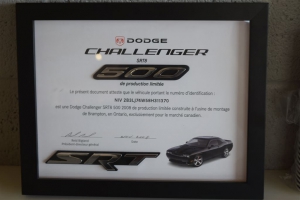 Dodge Challenger srt8 enfin à la maison Cadre10