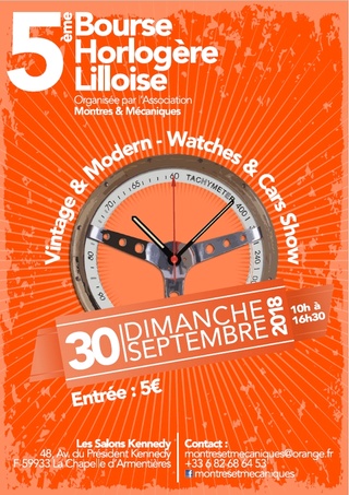 Bourse horlogère de Lille prévue le 30 septembre 2018 Flyer_10