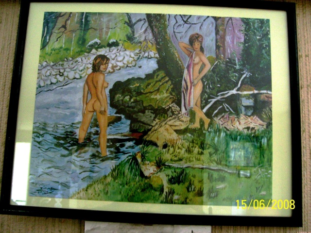2 nus dans paysage (huile) 100_2011