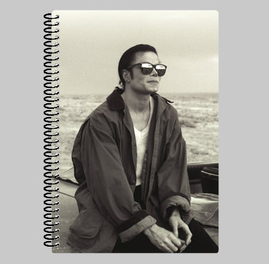 Como fazer capas de cadernos Michael Jackson Itc0110