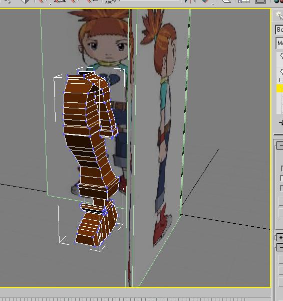 تجربة سريعة لتصميم شخصية كرتونية من كرتون (ابطال الديجيتال)3D MAN التصميم اكتمل تقريبا 110