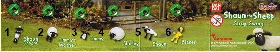 1) Shaun the Sheep Serien X49