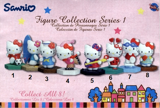 1) Hello Kitty - Figuren Serien X86