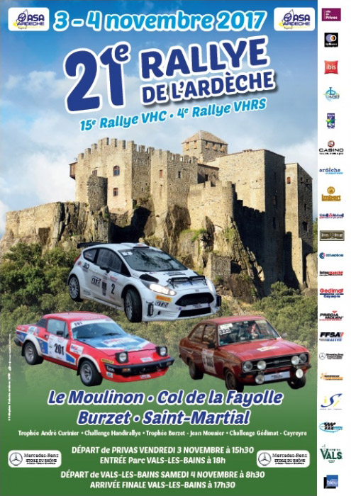 [07] 03-04/11/2017 - Rallye VHC-VHRS de l'Ardèche Affich10