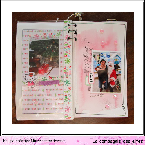 Tutoriel mini album hiver, Noël... 710