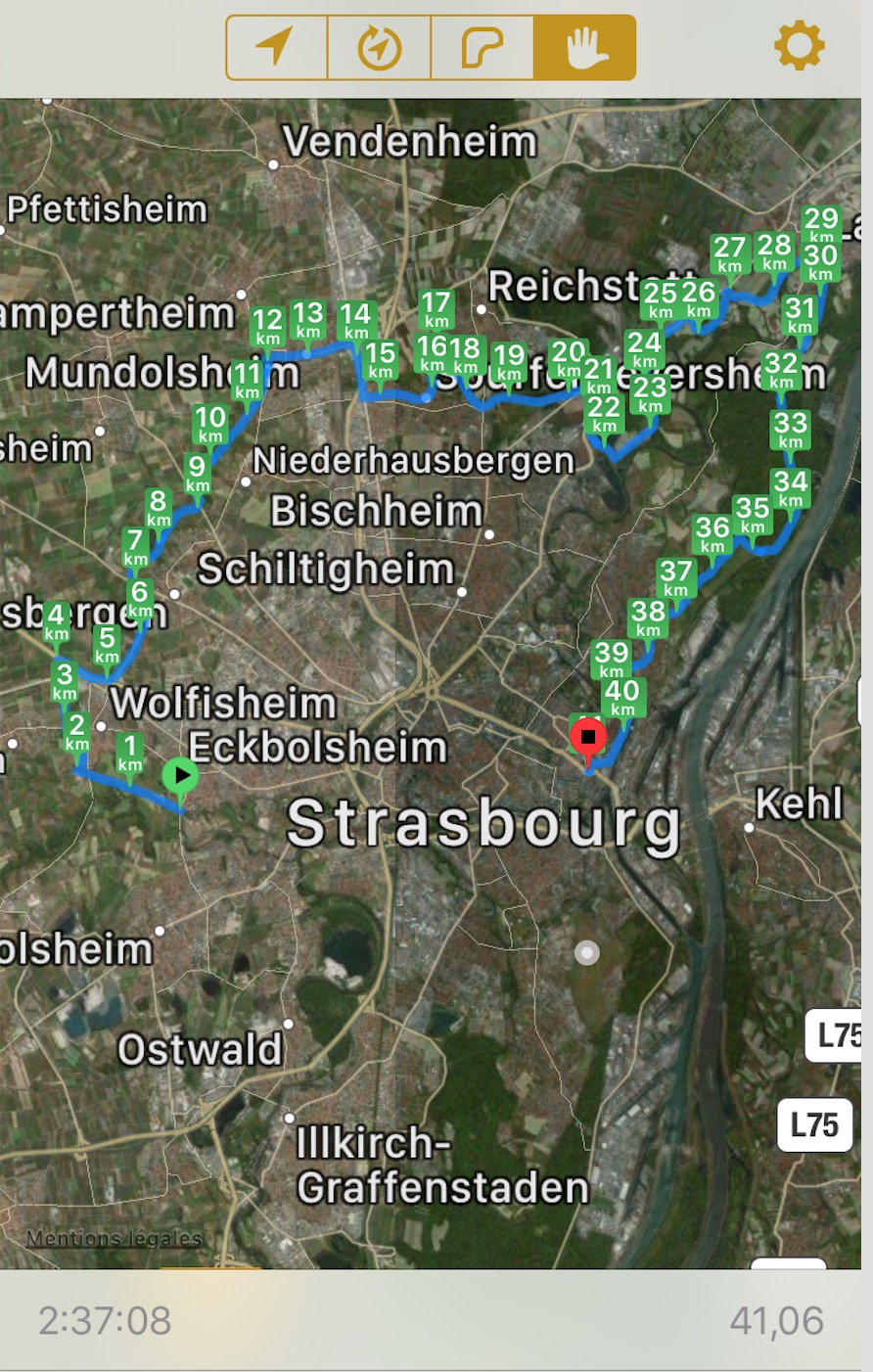 85km à Vélo : La Piste des Forts à Strasbourg Captu170