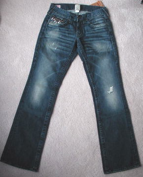 True Religion mans billy stud jeans Deep Lagoon Tr310