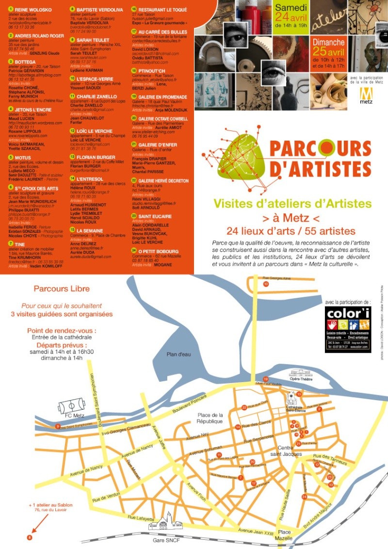 PARCOURSD'ARTISTES à METZ ce week end Parcou10